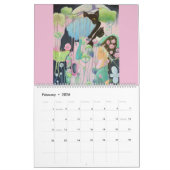 Calendrier 2025 L'amour est tout l'art lunaire (Feb 2026)