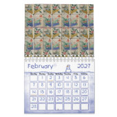 Calendrier 2025 Mahjong (Feb 2027)