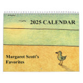Calendrier 2025 mettant en vedette l'art original. (Protection)