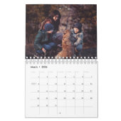 Calendrier 2025 Nouvel An Simple Moderne Multi 3 Photo Collag (Mar 2026)