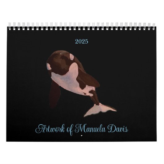 Calendrier 2025 Oeuvre de Manuela Davis (Protection)
