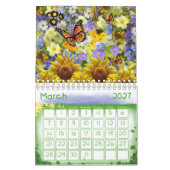 Calendrier 2025 Papillon de tournesol (Mar 2027)