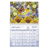 Calendrier 2025 Papillon de tournesol (Jan 2027)