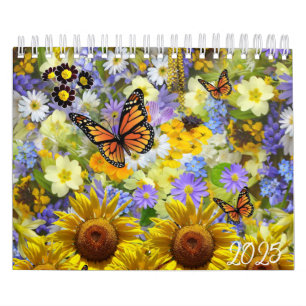 Calendrier 2025 Papillon de tournesol
