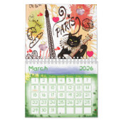 Calendrier 2025 Paris France Chat Kitten (Mar 2026)