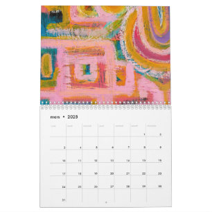 Calendrier 2025 Pat Blanche Art Kalender