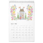 Calendrier 2025 / Petite 11 po x 7 po / Page simpl (Mar 2026)