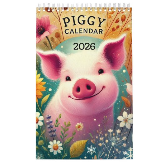 Calendrier 2025 Piggy Pig (Protection)
