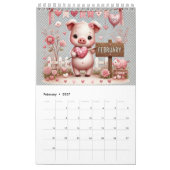 Calendrier 2025 Piggy Pig (Feb 2027)