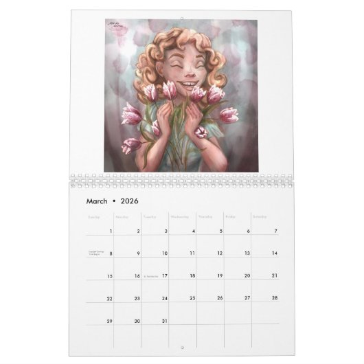 Calendrier 2025 "Play" de Monika Marzec (Mar 2026)