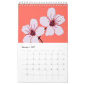 Calendrier 2025 Pop Art Flowers, Gras & Colorful (Feb 2027)