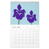 Calendrier 2025 Pop Art Flowers, Gras & Colorful (Jan 2026)