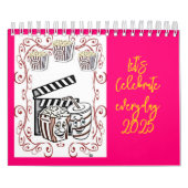 Calendrier 2025 Popcorn Fêtons chaque jour! (Protection)