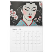 Calendrier 2025 Portrait moderne de belles filles chinoises C (Feb 2026)