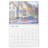 Calendrier 2025 Roseann Meserve Aquarelle Artiste (Mar 2027)