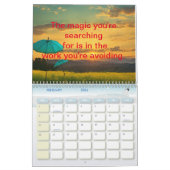 Calendrier 2025 scènes naturelles modernes citations inspirat (Feb 2026)