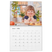 Calendrier 2025 Simple Custom 4 Photo FAMILY (Mar 2026)