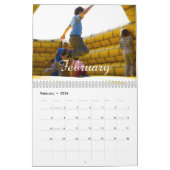 Calendrier 2025 Simple Custom 4 Photo FAMILY (Feb 2026)