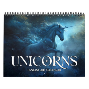 Calendrier 2025 Unicorns 2 Imaginaire Art Calendar