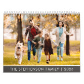 Calendrier 2026 5 Photos par mois et 2026 Année en un coup d' (Protection)