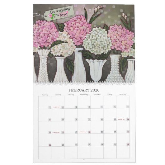 Calendrier 2026 Abundant Joy Scripture Calendar (Feb 2026)