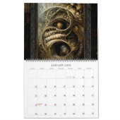 Calendrier 2026 Alien Architecture Surreal Art Calendar (Jan 2026)