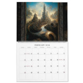 Calendrier 2026 Alien Architecture Surreal Art Calendar (Feb 2026)