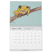 Calendrier 2026 Animal Art Calendar by Molly Magdalain (Feb 2026)