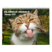 Calendrier 2026 Animaux Hilaires Personnalisés (Protection)