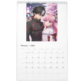 Calendrier 2026 Anime Calendar (Images created by Grok) (Feb 2026)