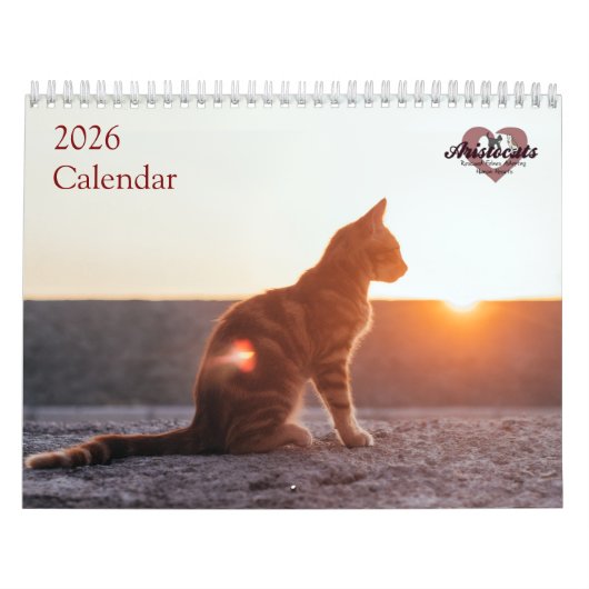 Calendrier 2026 Aristocats Calendar (Protection)