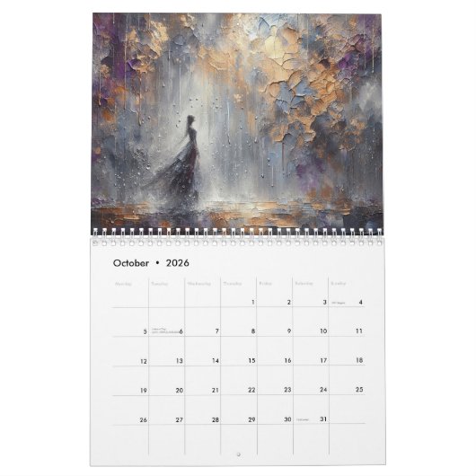 Calendrier 2026 Artistic Impressions Calendar (Australian) (Oct 2026)
