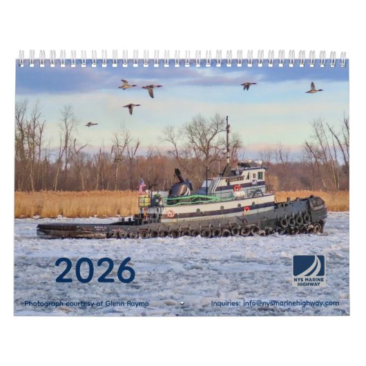 Calendrier 2026 - Autoroute maritime de l'État de (Protection)
