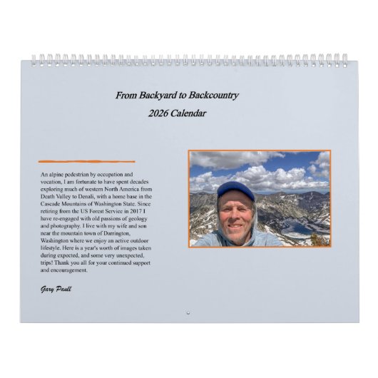 Calendrier 2026 Backyard to Backcountry (Protection)