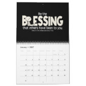 Calendrier 2026 Be the Blessing (Jan 2027)