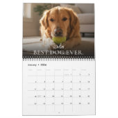 Calendrier 2026 Best Dog Ever Create Your Own Photo Pet (Jan 2026)