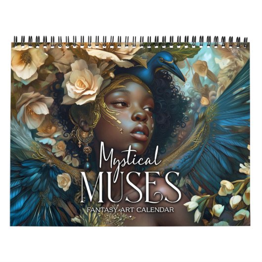Calendrier 2026 Black Imaginaire Art Mystical Muses (Protection)