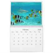 Calendrier 2026 Bora Bora landscape photography (Feb 2026)