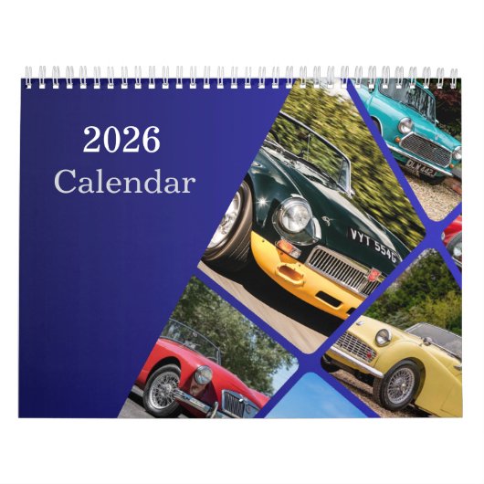 Calendrier 2026 British Classics Calendar (Protection)