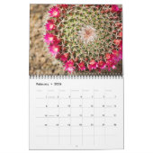 Calendrier 2026 Cactus & Fleur Succulente (Version originale) (Feb 2026)