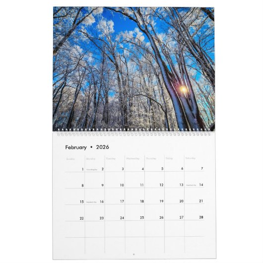 Calendrier 2026 Calendar (Feb 2026)