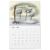 Calendrier 2026 calendar featuring artwork by Margaret Scott (Mar 2026)