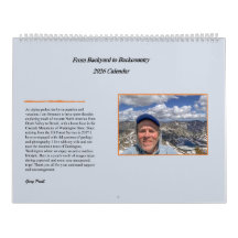 2026 Calendar.  Landscape and wildlife photos 