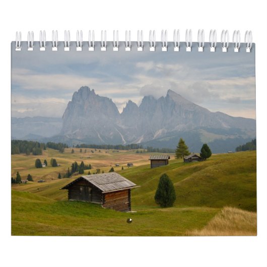 Calendrier 2026 Calendar with images of Italian Dolomites (Protection)