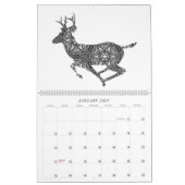 Calendrier 2026 Cerf Ours Faune et Flore - Coloria (Jan 2027)