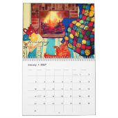 Calendrier 2026 Chats Veulent S'amuser Art de Chat (Jan 2027)