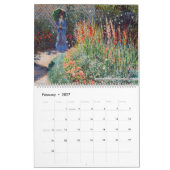 Calendrier 2026 - Claude Monet - Impressionnisme (Feb 2027)