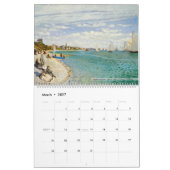 Calendrier 2026 - Claude Monet - Impressionnisme (Mar 2027)