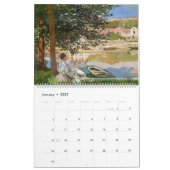 Calendrier 2026 - Claude Monet - Impressionnisme (Jan 2027)