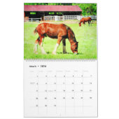 Calendrier 2026 Clydesdale Heavy Horse Lover Owner Clyde Gift (Mar 2026)